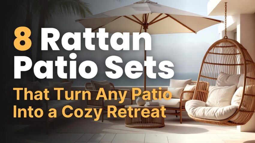 8 Rattan Patio Sets That Turn Any Patio Into a Cozy Retreat