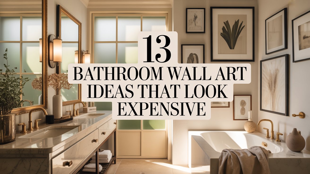 13 Bathroom Wall Art Ideas That Look Surprisingly Expensive