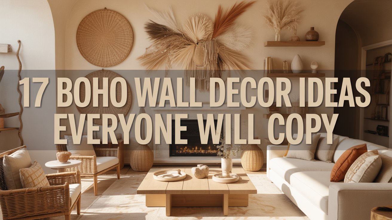 Boho Wall Decor Ideas Everyone Will Copy